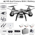 2021 New JC801 UAV HD Professional Dual Camera Remote Control Helicopter 4K Dual Camera Drone Aerial Photography Quadcopter WIFI