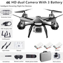 2021 New JC801 UAV HD Professional Dual Camera Remote Control Helicopter 4K Dual Camera Drone Aerial Photography Quadcopter WIFI