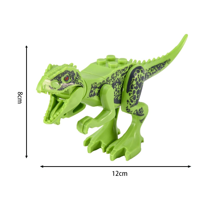 Jurassic Dinosaur Park Indominus Rex DIY Blocks Dinosaurs Tyrannosaurus Rex Tiny Models Building Block Kid Toys Animals Set Gift