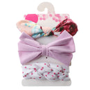 3Pcs/set Baby Headband Floral Solid Color Dot Printed Pink Bows Newborn Baby Girl Headband Hair Accessories Girls Turban