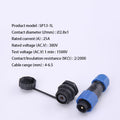 SP13 IP68 waterproof connector male plug &amp; female socket 1/2/3/4/5/6/7/9 pin panel Mount wire cable connector aviation plug