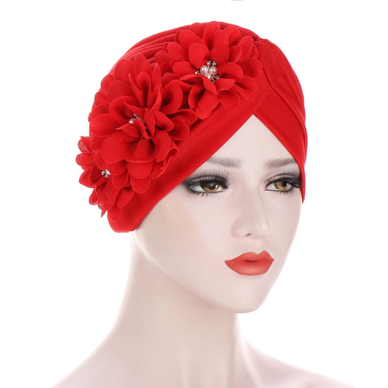 2020 cotton solid folds pearl muslim turban scarf  women islamic inner hijab caps Arab wrap head  femme musulman turbante mujer