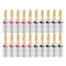 20pcs/10pairs Nakamichi BANANA PLUGS 24K Gold-plated 4MM Banana Connector with Screw Lock For Audio Jack Speaker Plugs Black&amp;Red