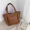Hot sale large women&#39;s bag large capacity shoulder bags high quality PU leather shoulder bags ladies wild bags sac a main femme