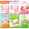 PUTIMI 6packs Exfoliating Foot Mask Feet Peeling Mask Spa Socks Smooth Dead Skin Remover Moisturizing Whitening Foot Mask