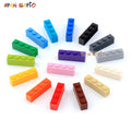 50PCS DIY Building Blocks Thick Figures Bricks 1x4 Dots Educational Creative Size Compatible With Brand Toys for Children 3010