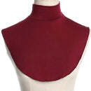 Neck Cover Fake Collar Women Cotton Jersey Hijab Ramadan Muslim Fashion Inner Cap Turban Islam Clothing Modal Turtleneck
