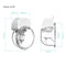 Electric Breast Pump Double Silent Wearable Automatic Milker Hands-Free Portable Milk Extractor USB Chargable