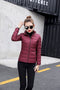 Light Duck Down Puffer Coat Women 2022 Autumn Coats Warm Duck Down Female Casual Jacket Stand Collar Pocket Lady Slim Jacket 3XL