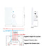 Wifi EU Wall Touch Switch Smart Light Switch 1/2/3 Gang  No Neutral Wire Required Tuya Smart Life Home Support Alexa Google Home