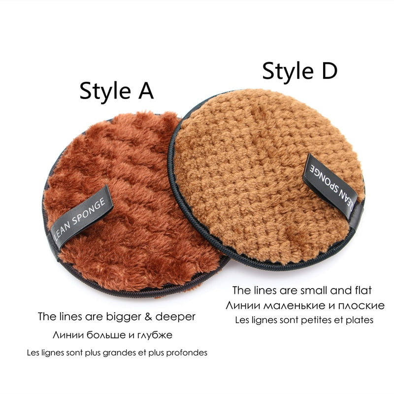 Reusable Makeup Remover Pads Cotton Wipes Microfiber Make Up Removal Sponge Cotton Cleaning Pads Tool
