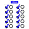 10pcs/lot Fishing Rod Pole Hook Keeper for Lockt Bait Lure Accessories Jig Hooks Safety Keeping Holder Fishing Tool