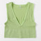 Vintage Crop Top Women Seamless Underwear Sexy Lingerie Female Tanks Vest Harajuku Deep V Neck Summer Camis Crop Top Camisole