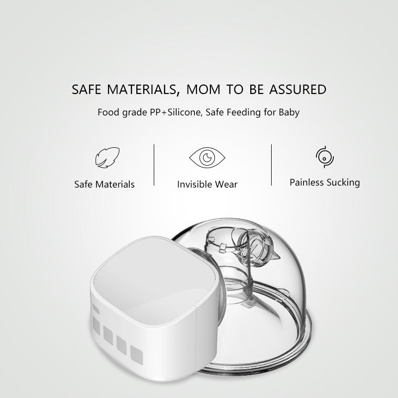 Portable Electric Breast Pump USB Chargable Silent Wearable Hands-Free Portable Milk Extractor Automatic Milker BPA free