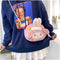 New Kawaii Sanrioed My Melody Cinnamoroll Cartoon Plush Bag Anime Soft Stuffed Animals Plushie Backpack Girls Doll Toys Gifts