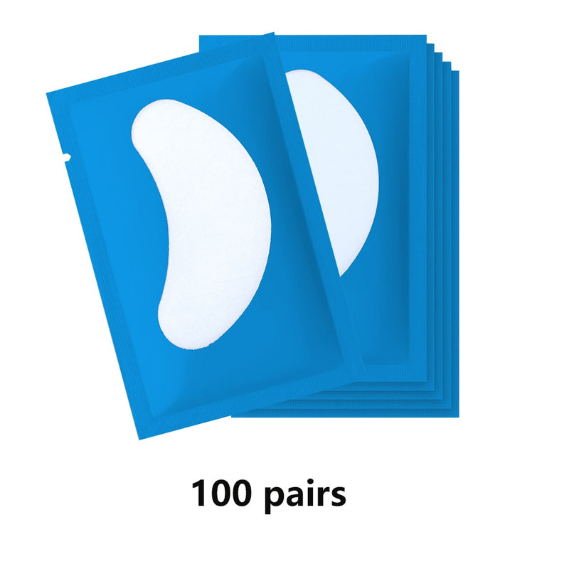 20/50/100 Pairs Eye Pad Eyelash Pad Gel Patch Patch Grafted Under The Eyelashes For False Eyelash Extension Paper Sticker Makeup