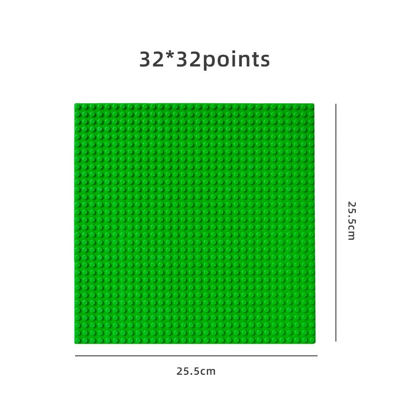 Building Blocks Base Plates Road Plate Straight Crossroad Curve Block Compatible Legoing Toys Base Plates Toys for Kids