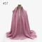 180X95CM Women Classic Muslim Crinkle Hijab Scarf Soft Cotton Head Scarves Turban Shawls Wraps Islamic Headband Femme Musulman