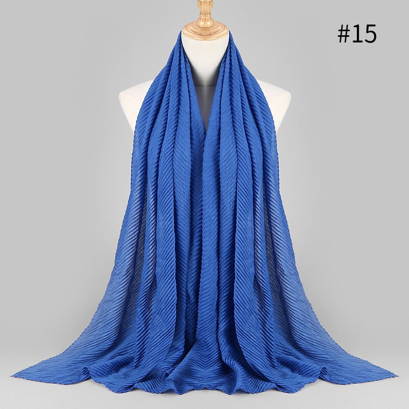 2021 NEW Flocked Bubble Cotton Scarf Hijabs For Muslim Women Soild Color Breathable Islamic Headscarf Arab Head Scarves