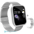 2021 Ladies Sport Bracelet Smart Watch Women Smartwatch Men Smartband Android IOS Waterproof Fitness Tracker Smart Clock Mens