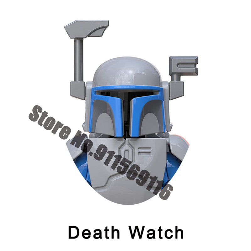 Mandalorian Building Blocks Jango Boba Fett Grogu Baby Yoda Pre Vizsla Bo-Katan Din Djarin Sabine Wren Brick Figure Toy