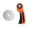 45mm Leather craft Rotary Cutter Leather Cutting Tool Leather Craft Fabric Circular Blade Knife DIY Patchwork Sewing Quilting