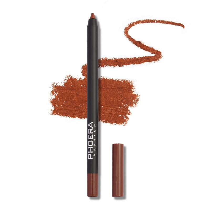 Waterproof Matte Brown Lip Liner 12 Color  Long Lasting Moisturizing Sexy Lip Pencil Women Natural Lipstick Makeup Lip Cosmetic