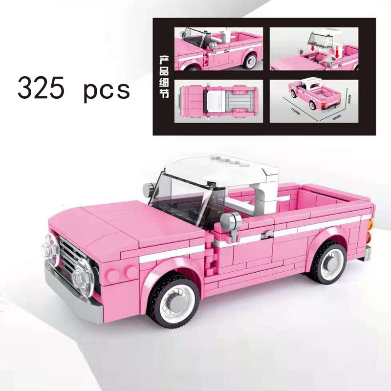 Racing Car City Speed Champions Sports Model Building Blocks DIY Bricks Kids Toy Classic Rally Super Racers Vehicle f1 technique