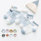 5Pairs/lot 0-3Y Infant Baby Socks Baby Socks for Boys Girls Cotton Mesh Newborn Toddler First Walkers Baby Clothes Accessories