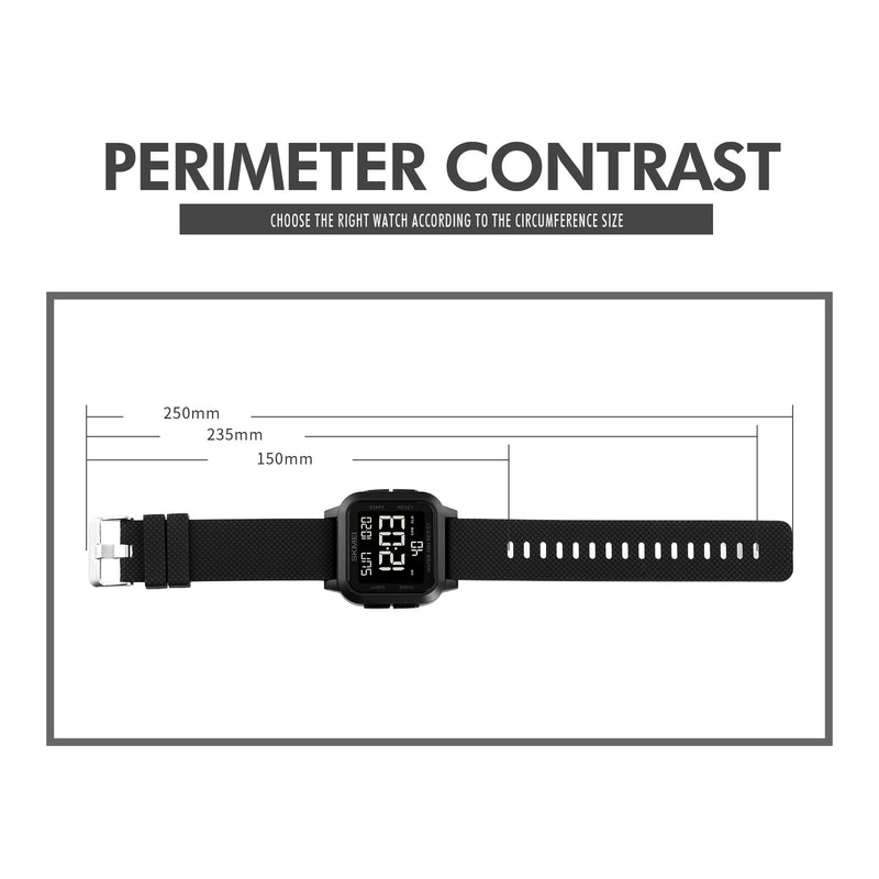 SKMEI Brand Sport Digital Watch Fashion LED Men&