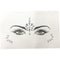 3D Sexy  face tattoo stickers Temporary tattoos  glitter fake tattoo  rhinestones for woman  Party face Jewels tatoo
