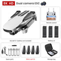 2021 New LU3 Gps Drone 8K Hd Dual Camera Profesional Helicopter Fpv Eders Foldable Rc Quadcopter 5G Wifi Brushless Motor Drones