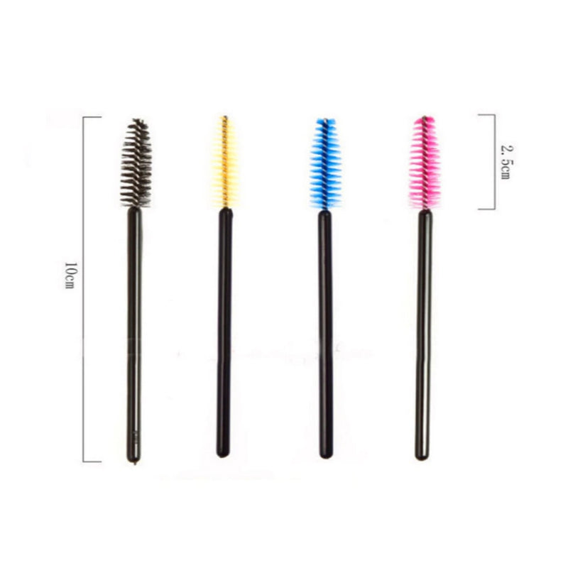 50 Pcs Eyelash Makeup Brushes Disposable Mascara Wands Applicator Eye lashes Cosmetic Brush Maquiagem Cilio Makeups Tool Kit
