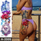 sexy tattoo stockings thigh leg temporary tatoos for women girls body stickers flowers peonies carp fish dragon snake tattoo big