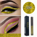 DNM 16 Color Glitter Liquid Eyeliner Pearlescent Sequins Bright Eye Shadow Shiny Long Lasting Waterproof Eyeshadow Makeup TSLM1