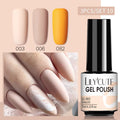 LILYCUTE 3 PCS Gel Nail Polish Set Nude Pink Glitter Sequins Matte Effect Gel Long Lasting Base Top Coat Nail Art Design Hybrid