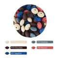 30pcs Silicone Lentil Beads BPA Free Food Grade Rodent DIY Charms Newborn Nursing Accessory Teething Necklace 12mm Abacus Bead