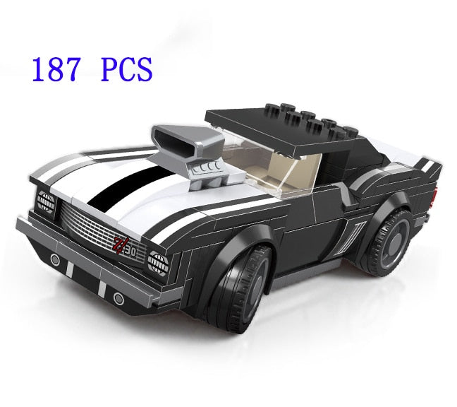 Racing Car City Speed Champions Sports Model Building Blocks DIY Bricks Kids Toy Classic Rally Super Racers Vehicle f1 technique