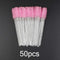Disposable Eyelash Brush 25/50 Pcs Crystal Eye Brush Diamond Handle Mini Mascara Wands Brush Eyelash Extension Makeup Brush Set