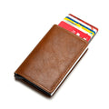 Custom Name Wallet 2022 New Man Wallet Card Holder Smart Wallet Business Card Holder Rfid Wallet Aluminum Box Credit Card Holder