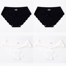 4 PCS/Lot Seamless Panties For Women Plain Panties Slip Silk Female Underwear Soft Thin Light Panti Culotte Femme Underpants