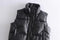 Black Stand Collar Vests Women Fashion Zipper PU Leather Coats Women Elegant Autumn Winter Short Vests Female Ladies