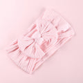 1Pcs Newborn Baby Headband For Girls Elastic Knit Children Turban Baby Bows Soft Nylon Kids Headwear Hair Accessories 32 Colors