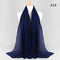 2021 NEW Flocked Bubble Cotton Scarf Hijabs For Muslim Women Soild Color Breathable Islamic Headscarf Arab Head Scarves