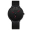 2022 Mens Fashion Minimalist Watches Men Business Casual Quartz Watch Simple Male Stainless Steel Mesh Band Clock reloj hombre
