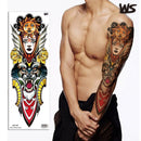 sexy tattoo stockings thigh leg temporary tatoos for women girls body stickers flowers peonies carp fish dragon snake tattoo big