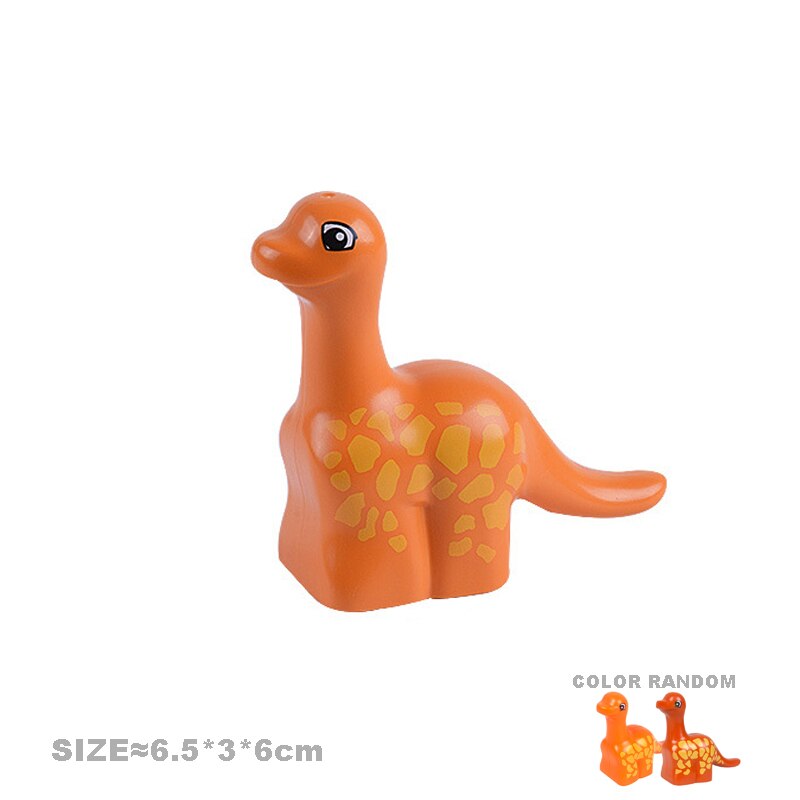Multiple Styles Big Size Building Blocks Animals Accessories Figures Farm Zoo DIY Bricks Education Assemble Toys For Children