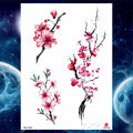 Girls Bracelet Chains Rose Tattoo Stickers Butterfly Body Arm Totem Tattoos Temporary Women Wrist Sexy Black Fake Tatoos