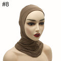 Under Scarf Hijab Cap Muslim Women Veil Turban For Women Muslim Fashion Islam Inner Cap Hijab Jersey Underscaf Caps Hat Ladies