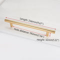 Modern Cabinet Shoe Rack Pull Simple Style Furniture Bedroom Closet Drawer Handle Aluminum Alloy, Gold Locker Wine Cabinet Knob